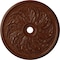 Ekena Millwork Sellek Ceiling Medallion (Fits Canopies up to 9"), 42 1/8"OD x 1 7/8"P, Burnished Mahogany Crackle CM42SKBMC - alternate 1